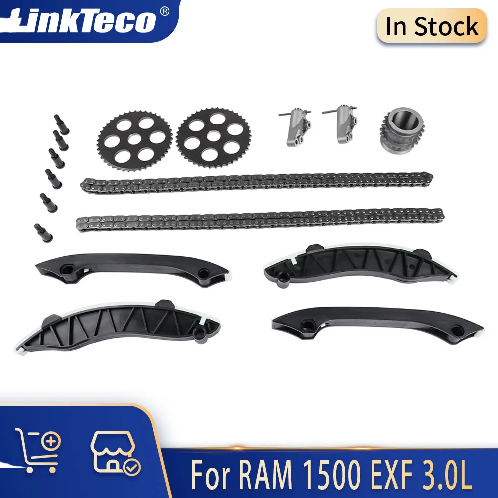 Комплект цепи ГРМ для двигателя 3.0L EXF EXN для Jeep Grand Cherokee WK2, Chrysler 300C, RAM 1500, Lancia 3.0L Diesel 68147488AA
