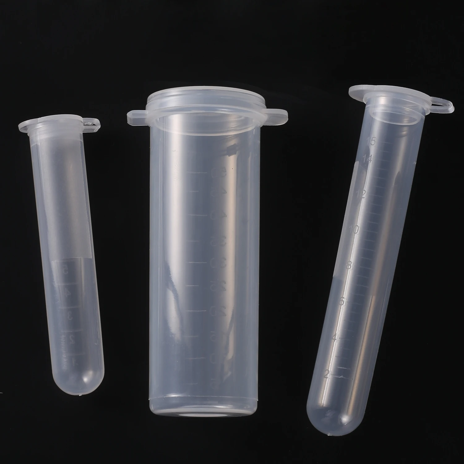 10Pcs Centrifugal Test Tube 10ml Snap Cap Round Bottom Centrifuge Tube Vial Sample Container Specimen Tube Laboratory Supplies