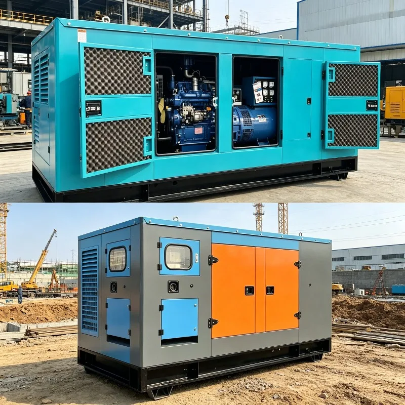 10kva Diesel Generator Set Small Business Backup Power Low Operating Noise Easy To Move Electric Start System Customized