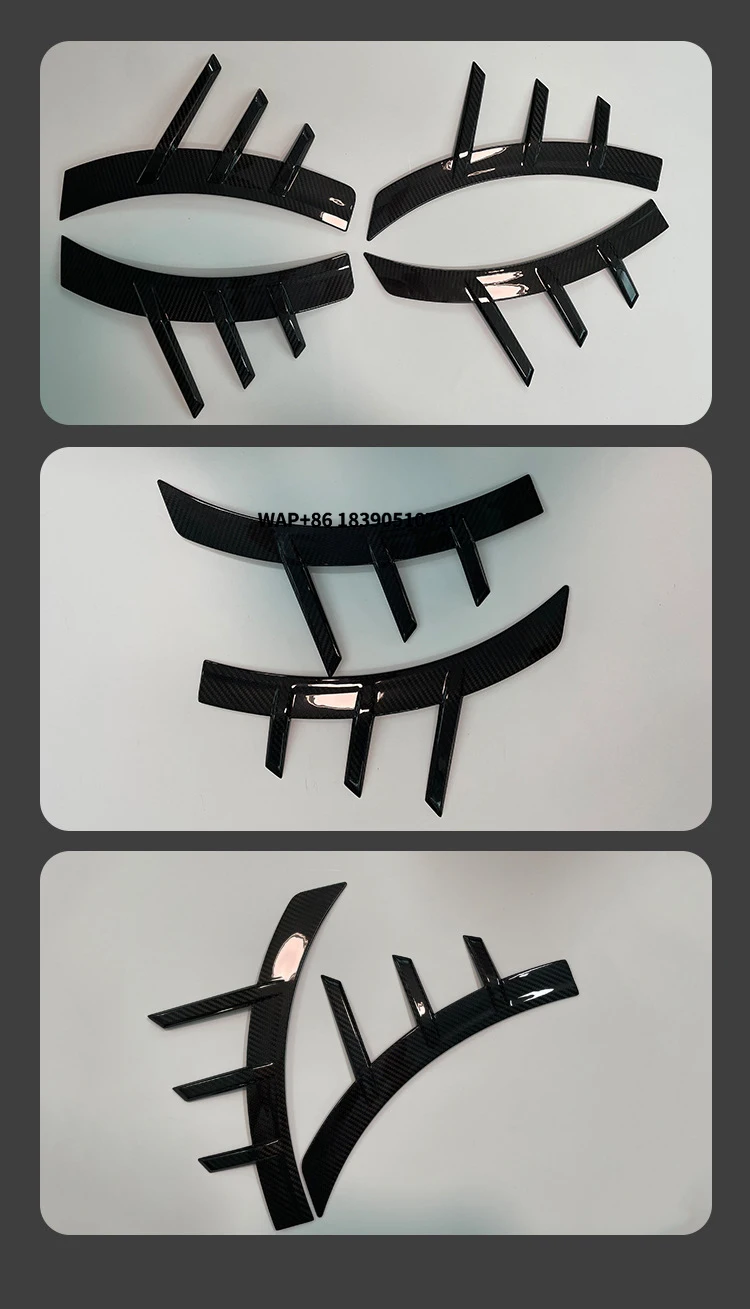 

M2 G87 Carbon Fiber Fibre Side Fender Lip Spoiler Wing Canards Fit for G87 M2 2023