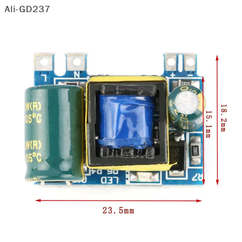 GD237-AC To DC 5V 700mA 12V 300mA 3.5W Isolated Switching Micro Power Buck Converter Buck Module