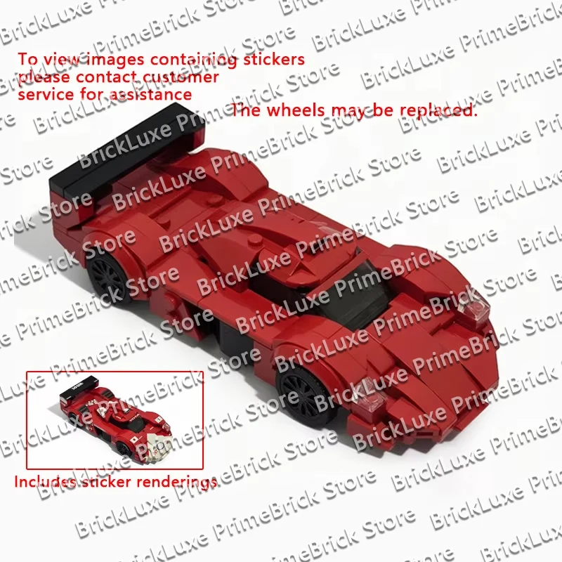 QWERT Speed Racing Car Model MOC Building Bricks GT‑One WEC IMSA Le Mans Modular Technology Children Holiday Gifts Assemble Toys