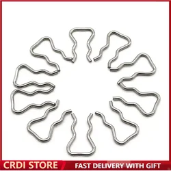 10PCS CRIN 110 Diesel Injector Fuel Pipe Connector Adaptor Circlips Clips