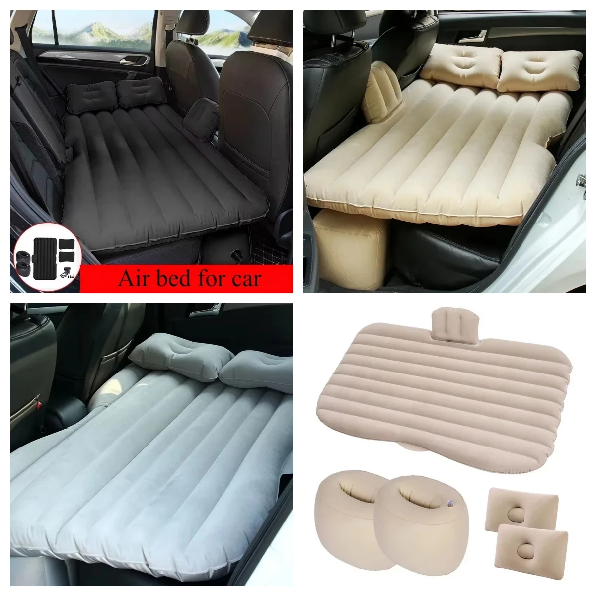 

Car inflatable mattress travel bed car sleeping car artifact car adult children rear inflatable bed car common universal