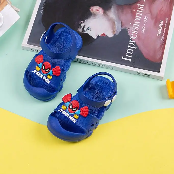 Disney Kids Sandals Baby Toddle Shoes 2023 Summer New Children Casual Shoes Cartoon Minnie Beach Shoes 1-6 Years Old Sandals