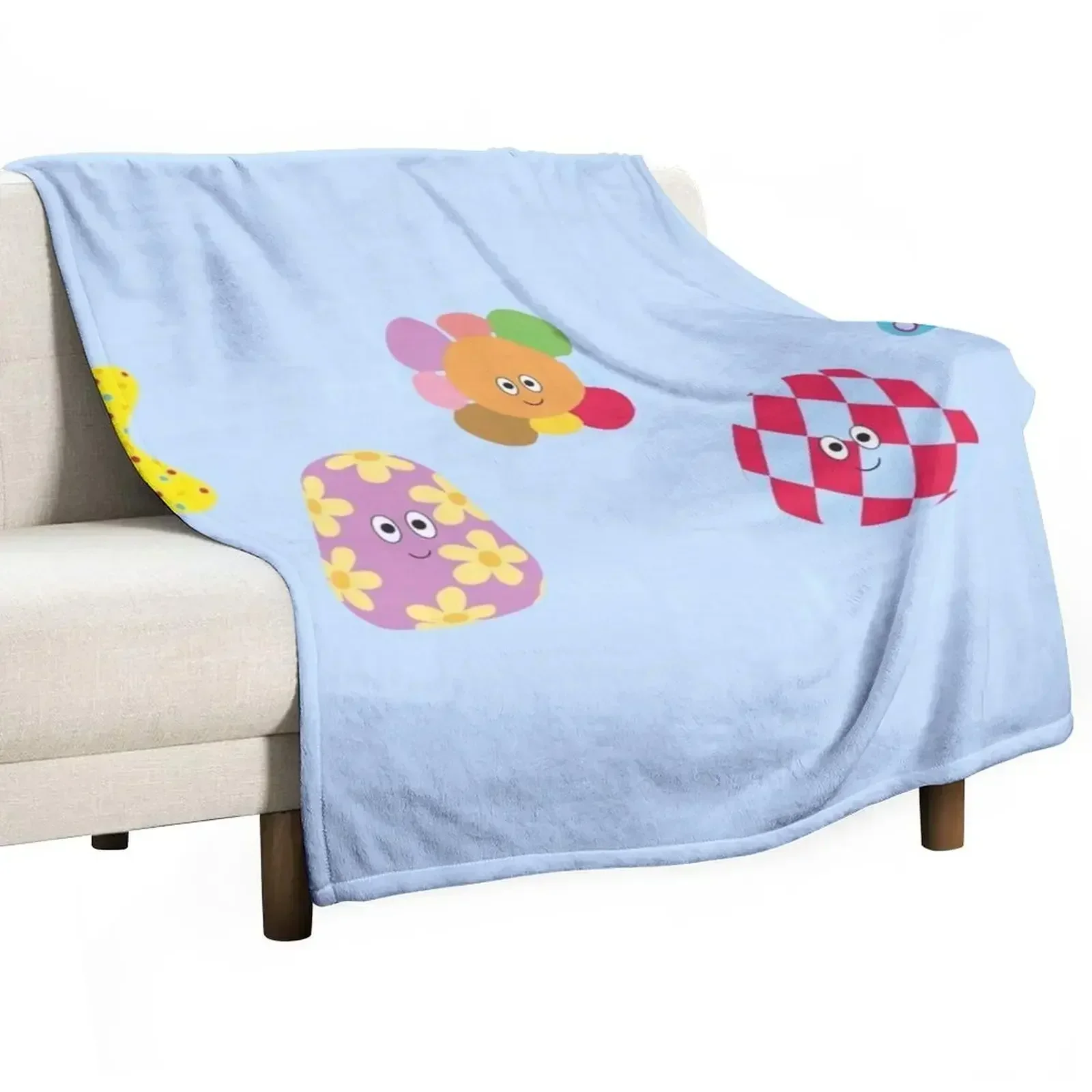 

The Haahoos In the night garden Throw Blanket Warm Cozy Throw Blanket for Living Room Couch