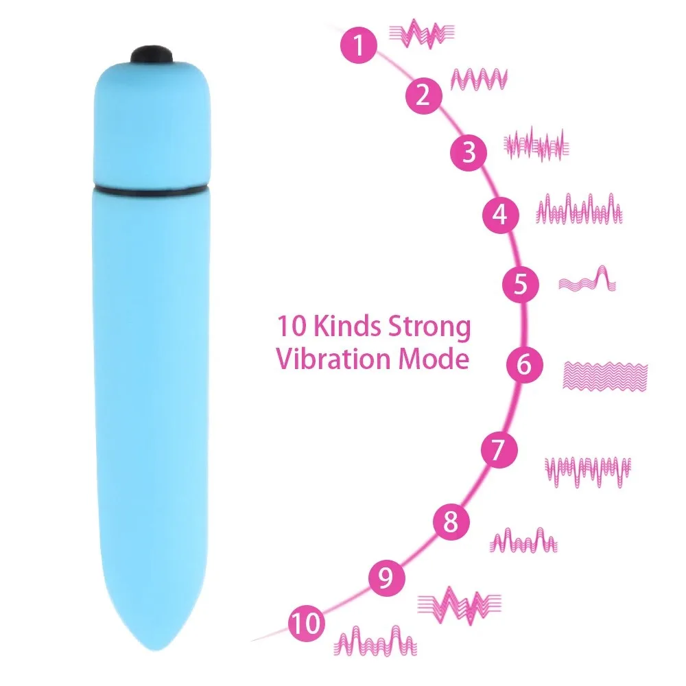 Ten frequency vibrator, frosted bullet head, silent and waterproof vibrating egg