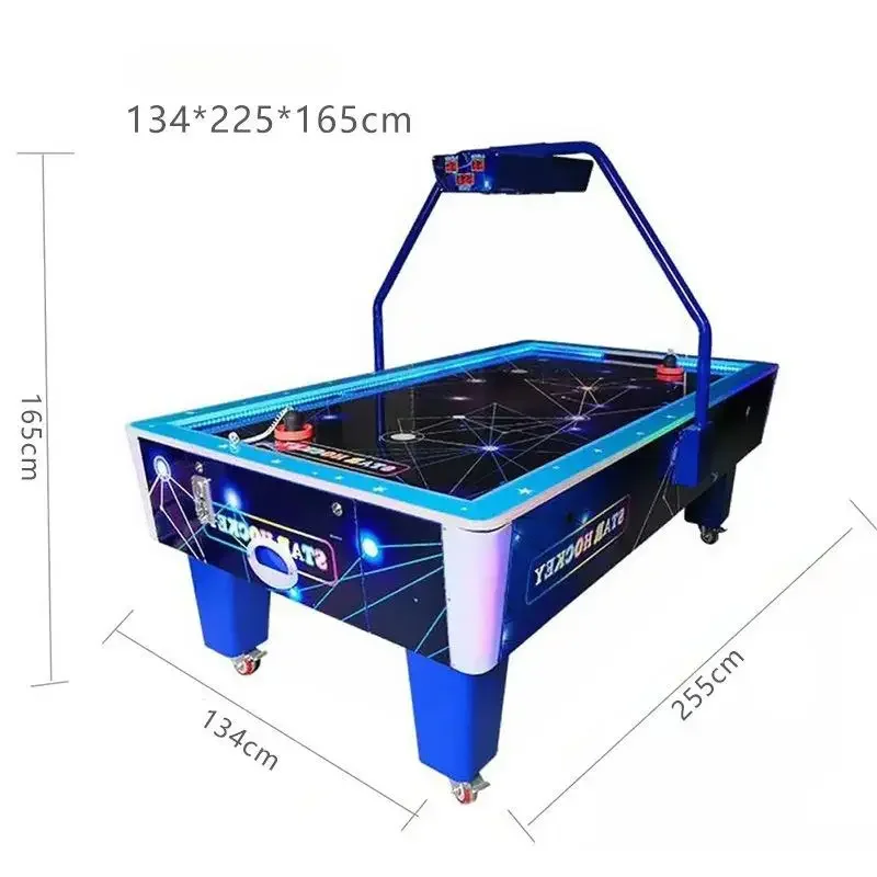 Indoor Video Game Amusement Equipment Air Hockey Table Game Machine Coin-Operated For Animation Center