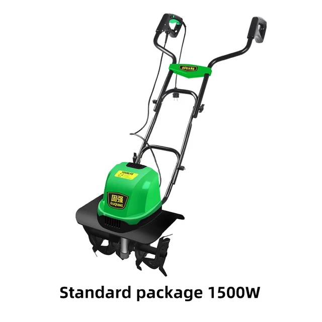 Imagem -06 - Elétrica de Pequena Escala Escarificador Arado Multifuncional Jardim Giratório Cultivador Cultivador Bulldozer 1500w2400w Escarificador