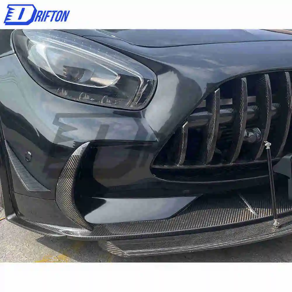 BS Style Half Carbon Fiber Front Bumper for Mercedes-Benz AMG GT GTS GTC GTR Body Kit