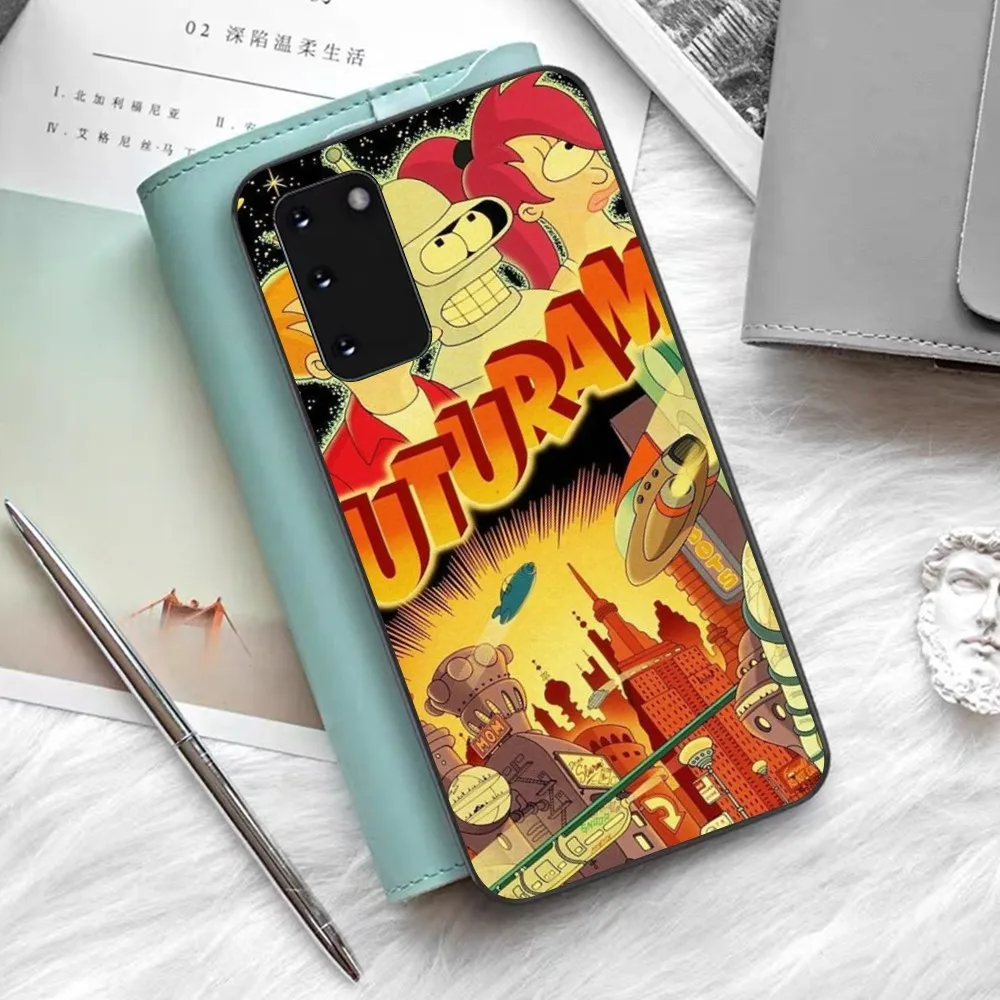 Funny Cartoon F-futurama Robot Phone Case For Samsung S 9 10 20 21 22 23 30 23plus Lite Ultra FE S10lite Fundas