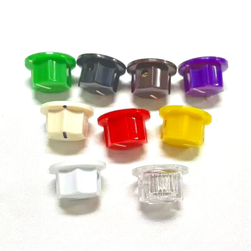 5pcs Guitar Effect Pedal AMPS Jazz Bass Skirted Plastic Control Knob image 2