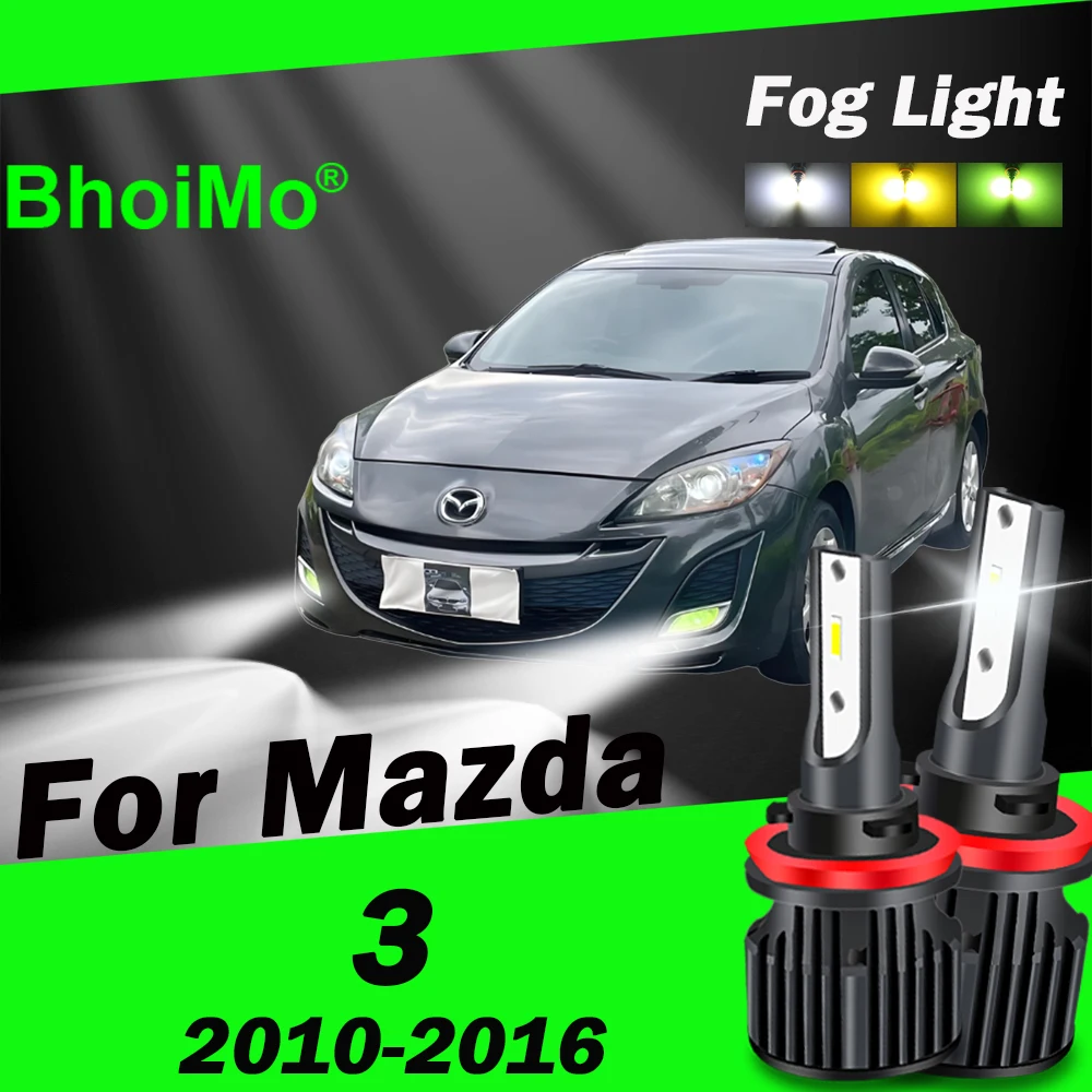 

For Mazda 3 Mazda3 Led Front Fog Light Lamps Bulb 2010 2011 2012 2013 2014 2015 2016