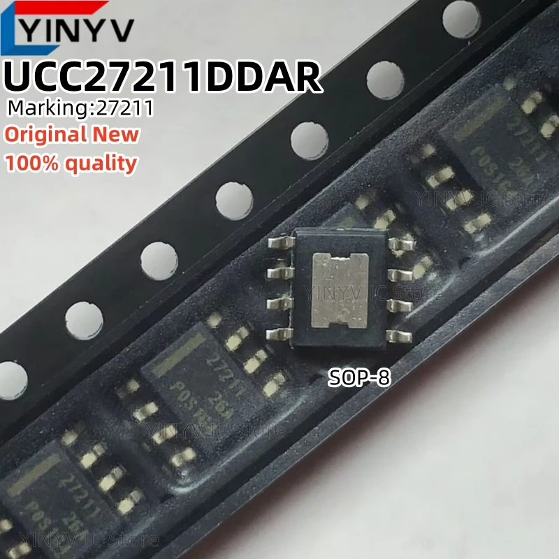 5PCS UCC27211DDAR 27211 SOP-8 UCC27211 UCC27211DR UCC27211DDA High Frequency High-Side/Low-Side Driver Original New 100%Quality
