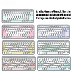 K380 Keyboard Cover for Logi Wireless Silicone Protector Skin Case Film TPU Shell English Korean Russian Spanish Clear Pink