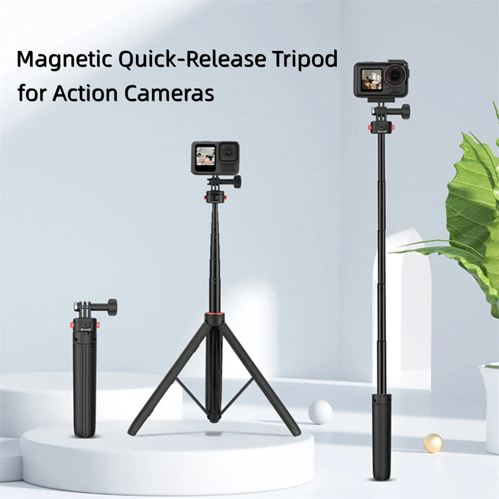 

For DJI POCKET3 Tripod Extension Rod Magnetic Bracket Extended Selfie Stick Camera Accessories