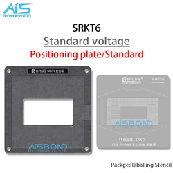 BGA CPU Reballing Stencil Template Station For SRKT6 11th Gen Standard voltage version Positioning Plate Plant tin net Steel