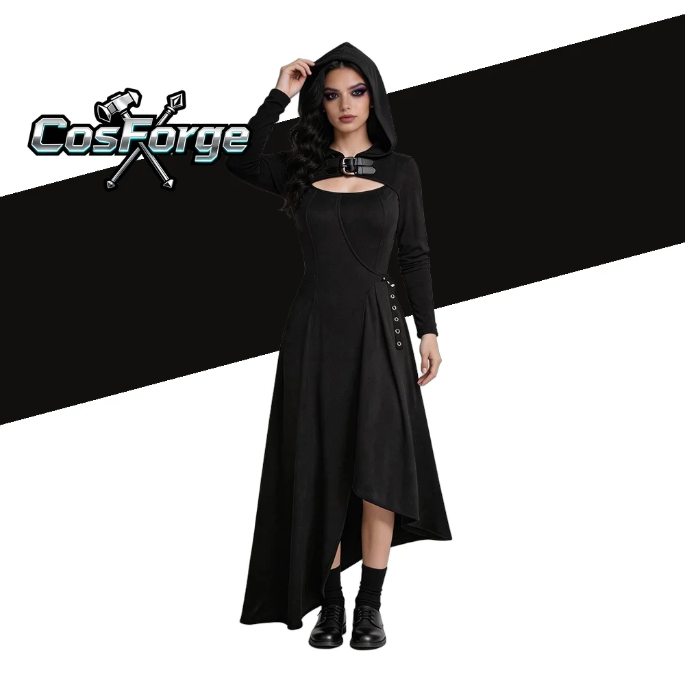 

Gothic Women's Skirt - Dark Queen Stage Costume, Cross-Border Medieval Style