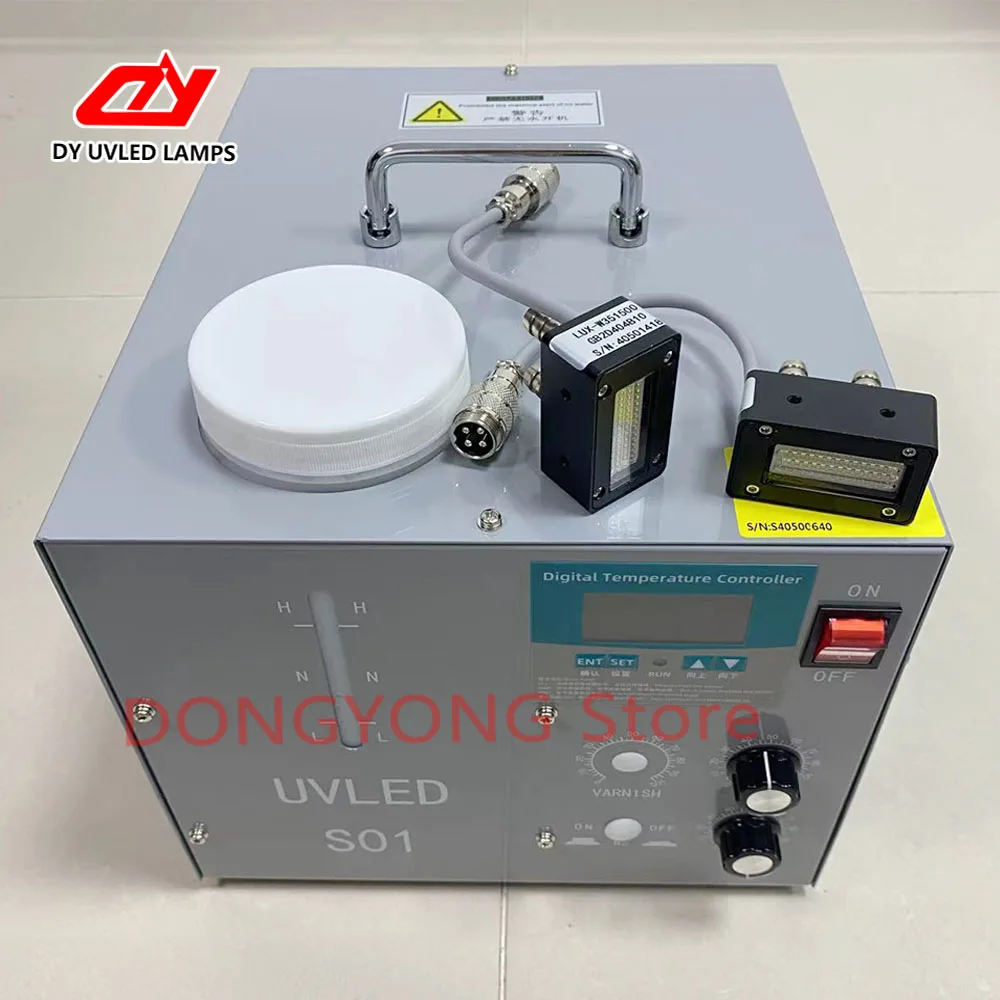 Complete set 35*15mm UV led lamp with chiller 330W UV Printer Lamp for Inkjet/Flat/silk screen printing 395nm ink Drying