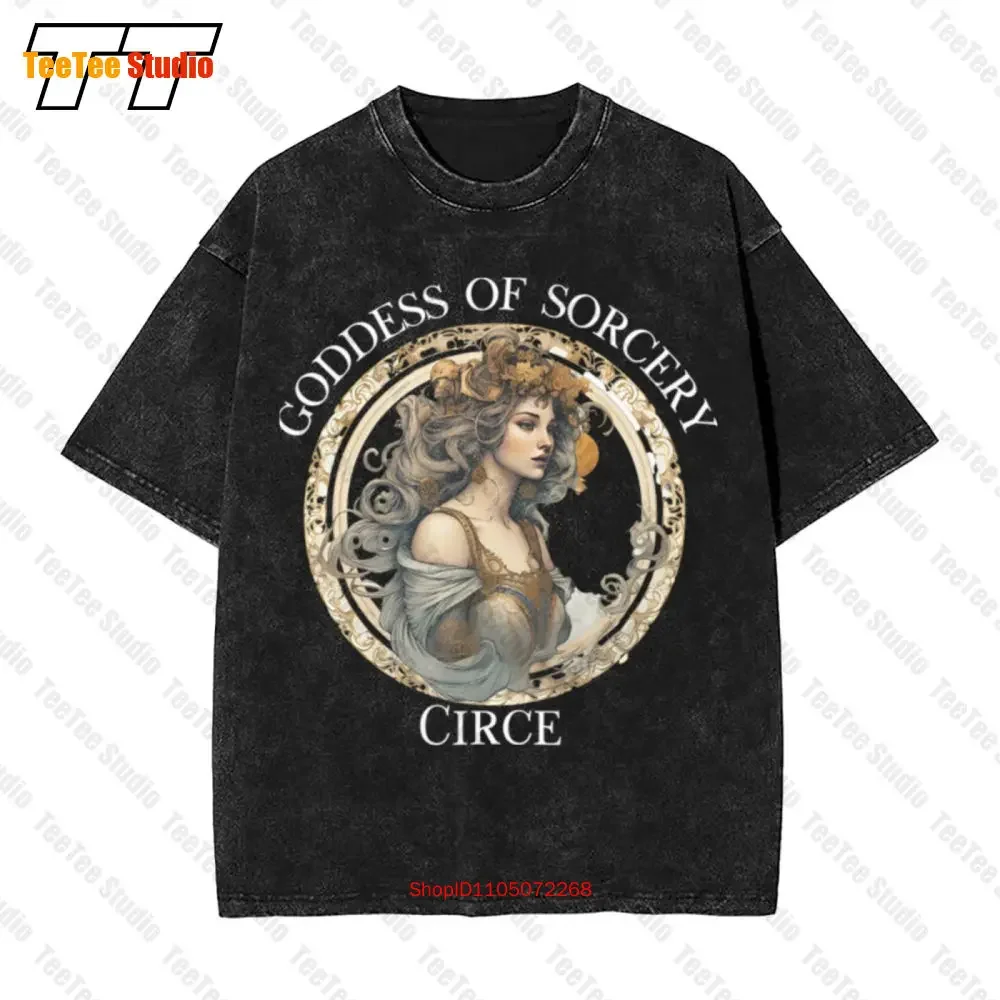 Circe Vintage Oversized T-Shirt Greek Mythology Goddess Of Sorcery Dark Academia Clothing Witch Bibliophile NFF8