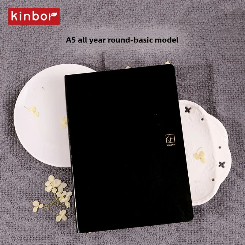 2026 Kinbor Notebook Planner A5 A6 Agenda Jurnal Sepanjang Tahun Jadwal Garis Waktu Harian Rencana Mingguan Catatan Kalender Manajemen Waktu