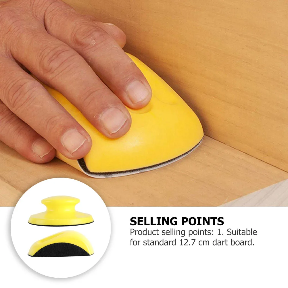 Strumento di molatura da 2 pezzi da 5 pollici con effetto uniforme per il risparmio di tempo Disco abrasivo manuale per levigatura di legno e metallo