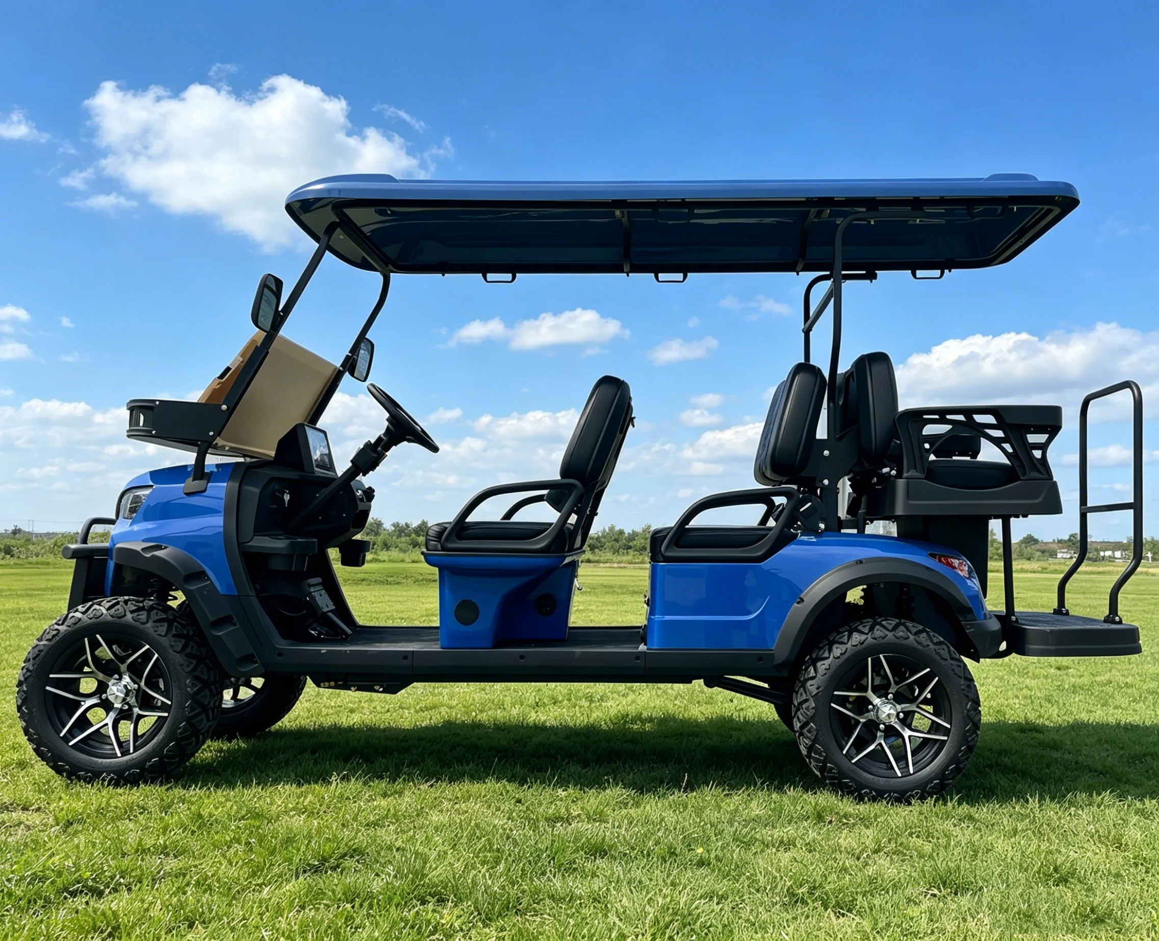 Electric 4x4 Utility Lithium off Road Club Car 48v Mini 4 Seater Electric Golf Cart electric golf cart dimensions Best Sellers