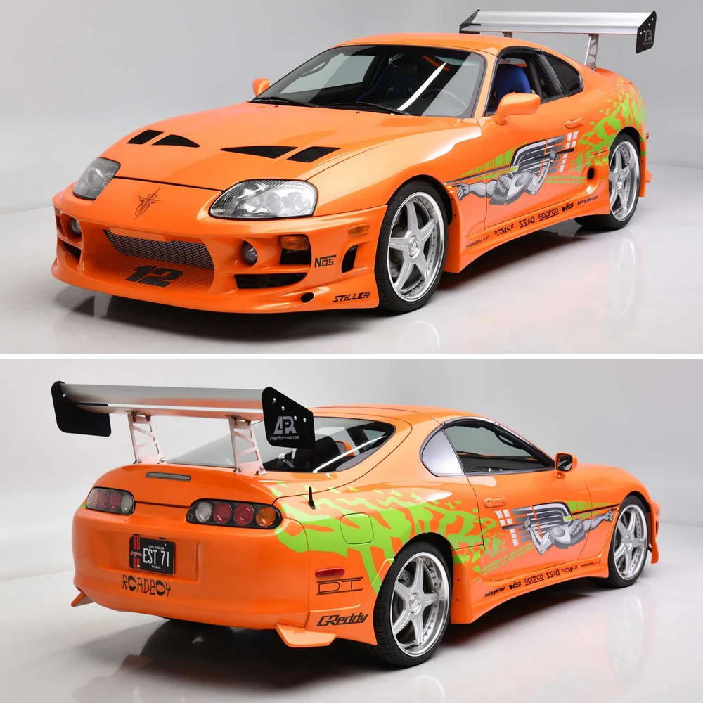 1/10/24/28 Supra scale RC Remote Control Car Fast & Furious Paul Walker Driving Style Decal Sticker Label Upgrade - Image 5