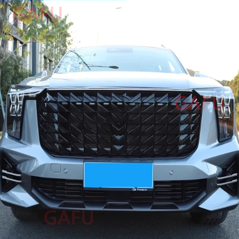 Für trumpchi gac gs8 2. Generation 2014-2018 Auto Kühlergrill Aufkleber reflektieren helle Farbe Film Auto außen modifizierte Dekoration Zubehör