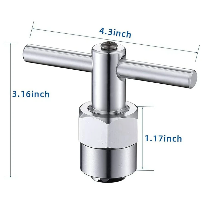 1222 Shower Cartridge Swivel Cartridge Clip Tool With 104421 Puller Removal Tool Replacement For Moen