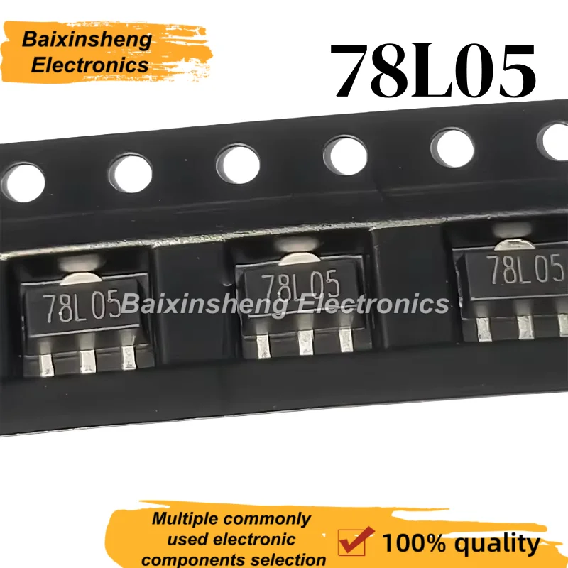 50 pieces, 78L05, 78L06, 78L08, 78L09, 78L10, 78L12, 78L15, SOT-89, SMT three terminal voltage regulator
