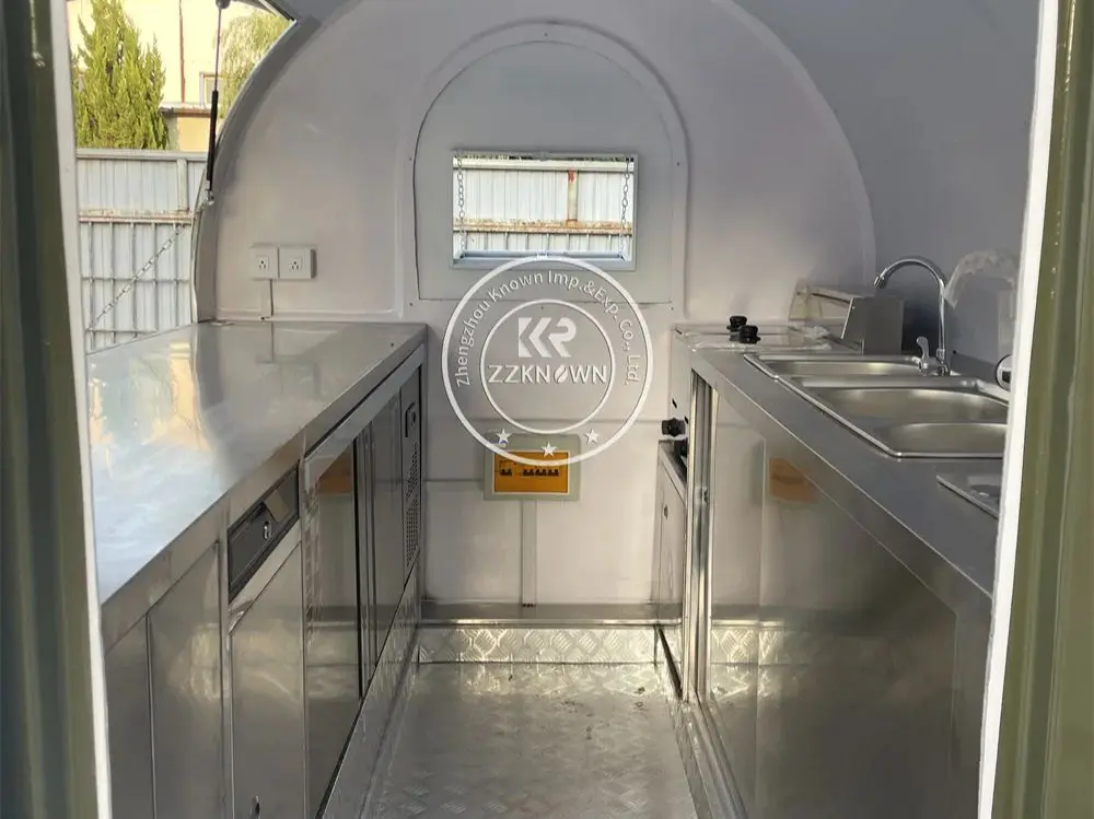 Remolque de café, cocina móvil, equipos completos personalizados, quiosco de Pizza y aperitivos, camión de comida de concesión, remolque, carrito de aperitivos y helados