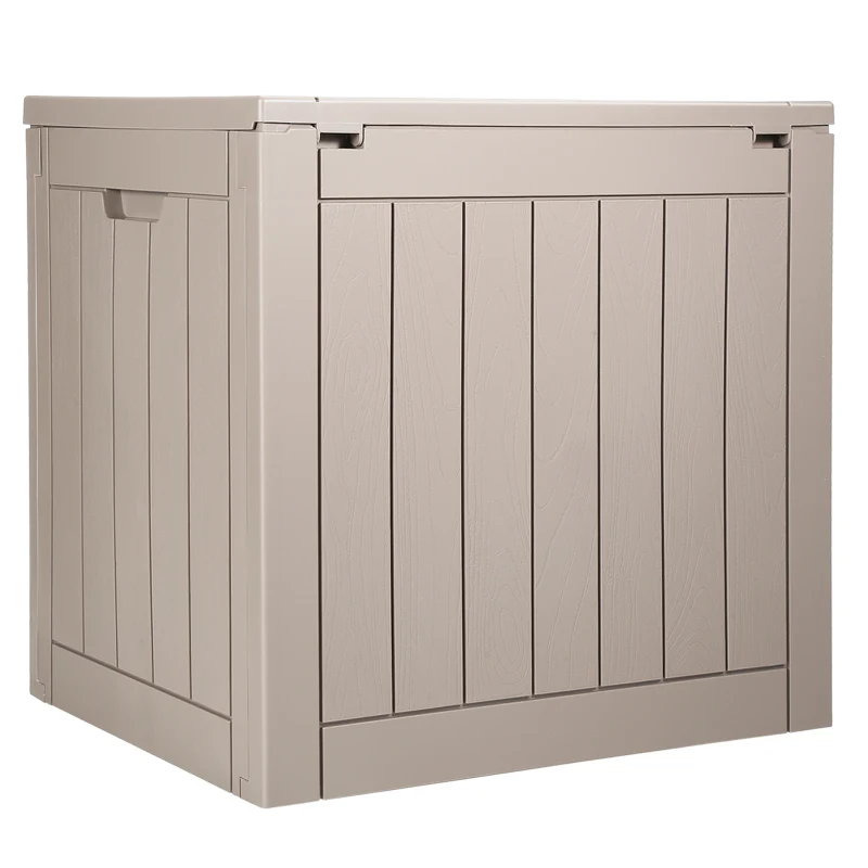 Outdoor Storage Box Resin Deck Box 31 Gallon Patio Waterproof Organizer view 7