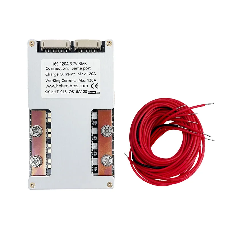 Heltecbms 10S-16S 36V BMS 48V 60V 12S 13S 14S 80A 120A 160A bms Ternary lithium battery protection board balanced - view 6