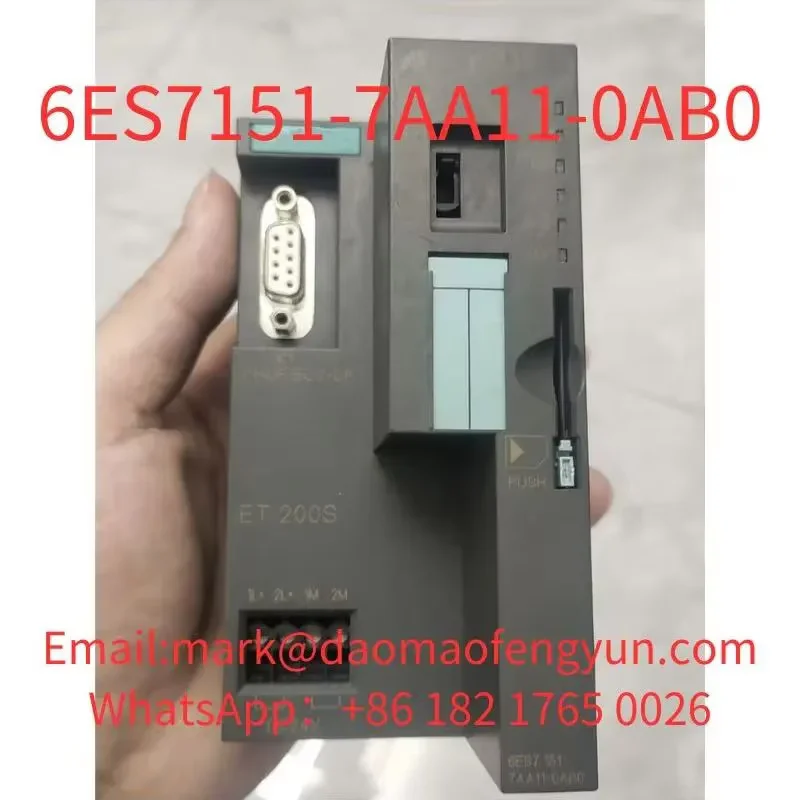 6ES7151-7AA11-0AB0 Usado, probado y en buen estado, SIMATIC DP, IM151-7 CPU PARA ET200S