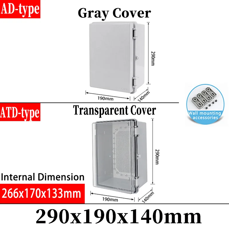 IP67 Outdoor Waterproof Box, ABS Engineering Plastic Base Box, Outdoor Monitoring Power Box image 3