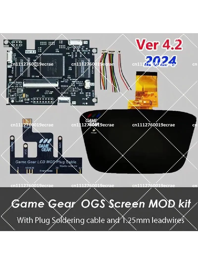 V4.2 OGS IPS LCD Full Screen Backlit Display Replacement for Game Gear GG Console