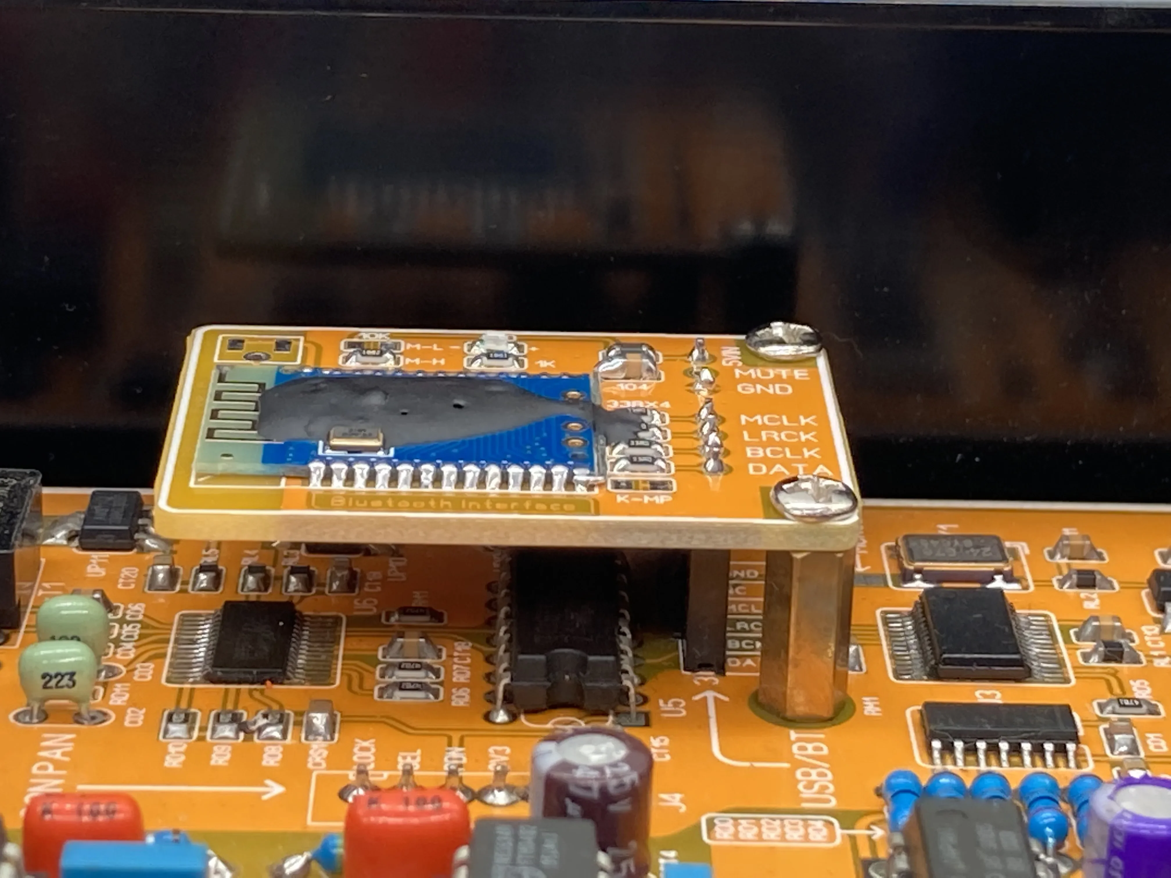 Nvarcher Decodificador Bluetooth Salida Señal IIS compatible con XMOS y Tarjeta USB Amanero