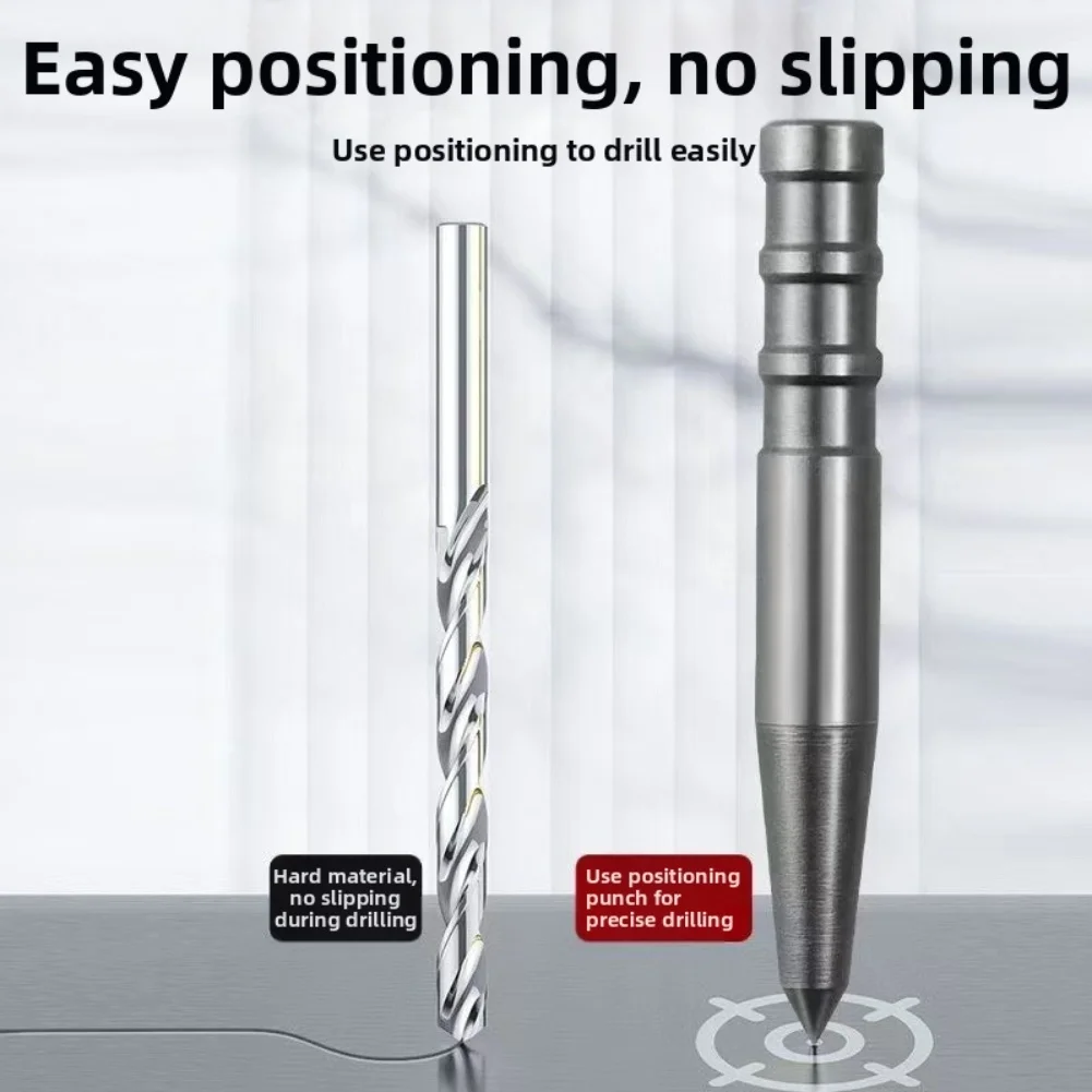 Precision Center Punch Locator Window Breaker Woodworking Punch Drill Tool For Glass Metal Wood Automatic Hand Tools