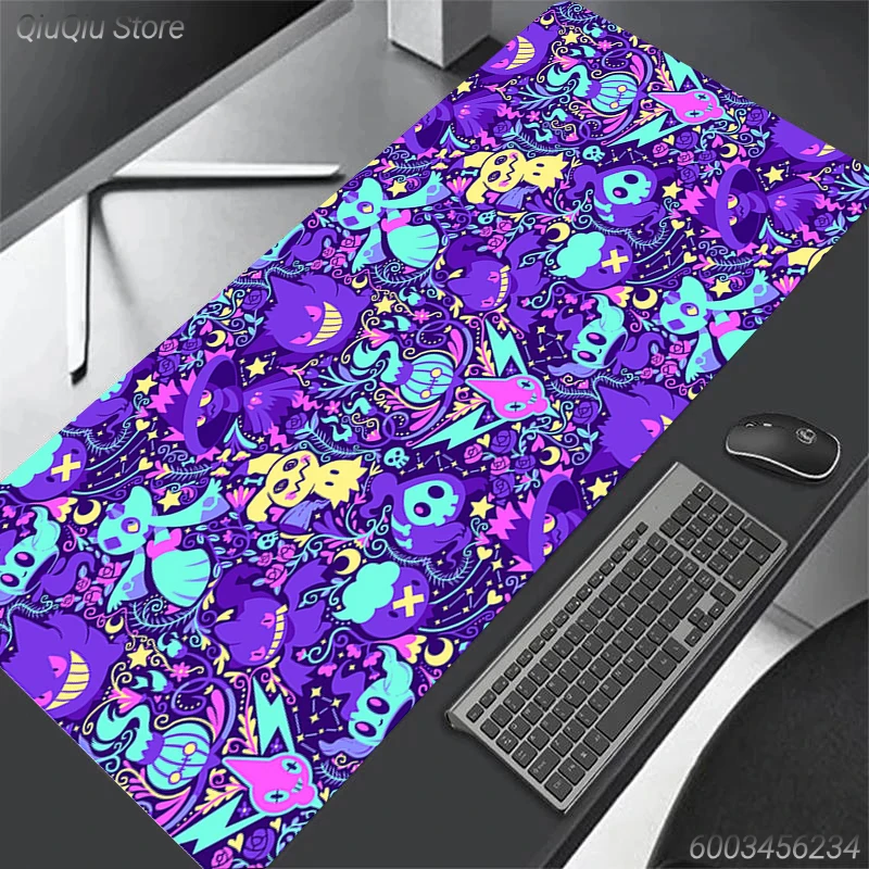 

Anime Pokemon Charmander Fire Effect Gaming Mouse Pad Large Non Slip Desk Mat For Gamers