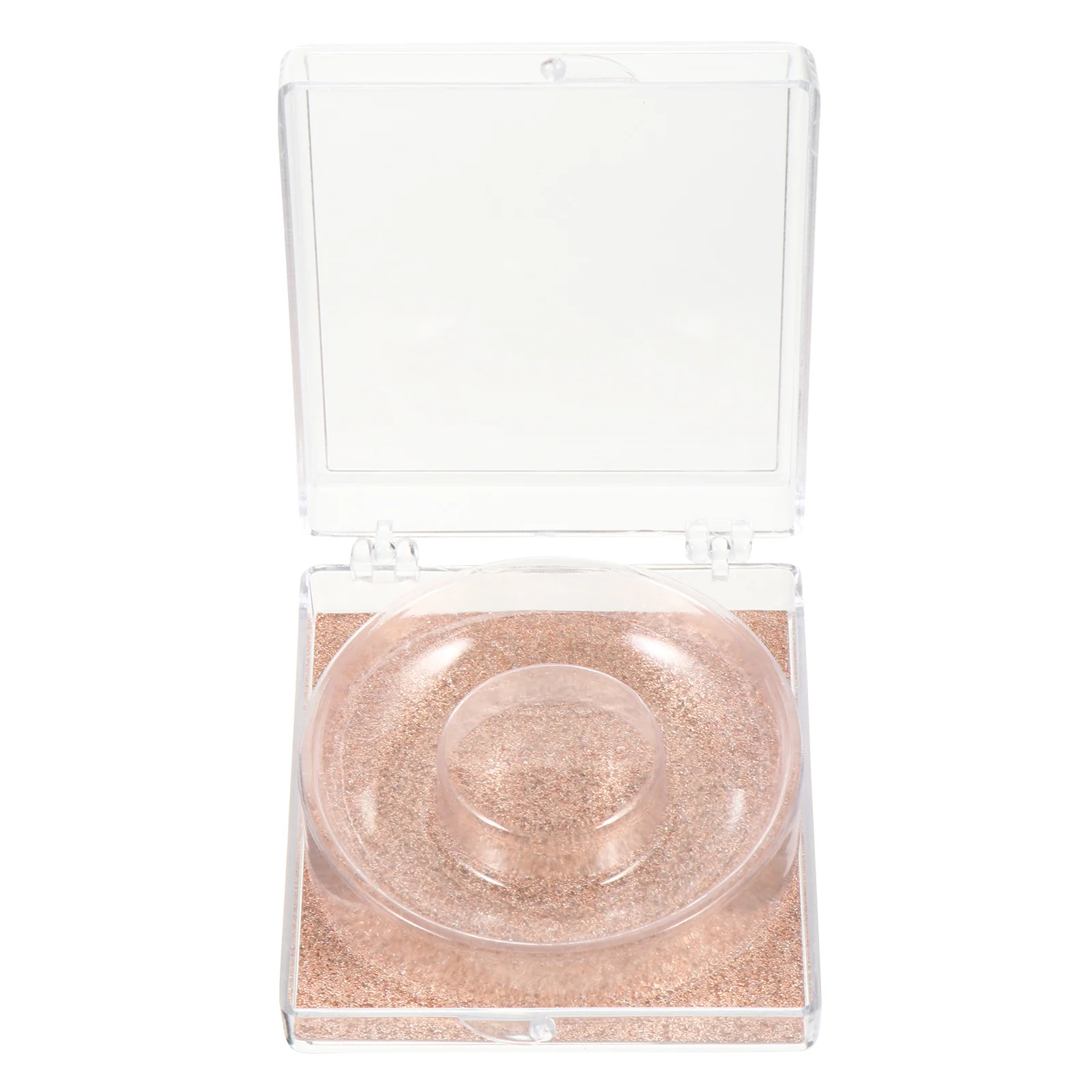 Étui carré pour faux-cils, boîte de rangement en plastique pour cils, organisateur de cils à paillettes, plateau vide pour support d'emballage de faux-cils 6 pièces