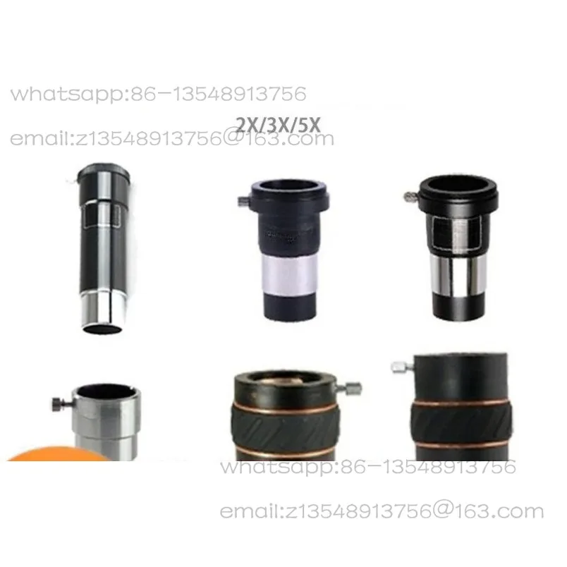 

1.25-Inch Barlow Mirror 2X 3X Multiplier/Astronomical Telescope Accessories with Threads