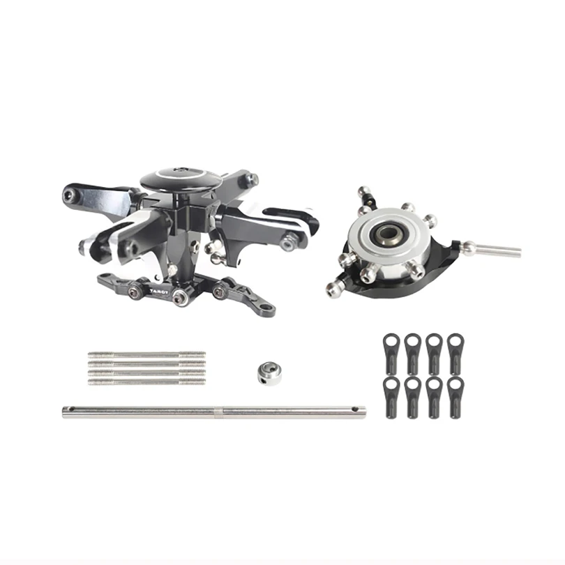 

Tarot--RC 450 500 Helicopter Quadcopter Rotor Head Set With Swashplate Black TL45053 / TL50028 Aluminum Alloy CNC Material