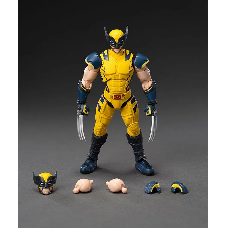 Original Blokees Wolverine Action Figure Deadpool & Wolverine Marvel Toy Champion Class Assembly Model Kit Doll Gift