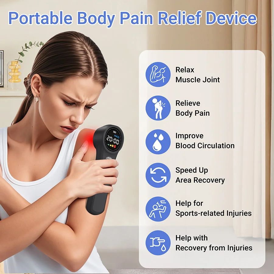 

2026 Laser Rhinitis Therapy Device Laser Products Pain Relief Laser Therapy for Pain Management with 980nm 660nm 810nm 1760mW