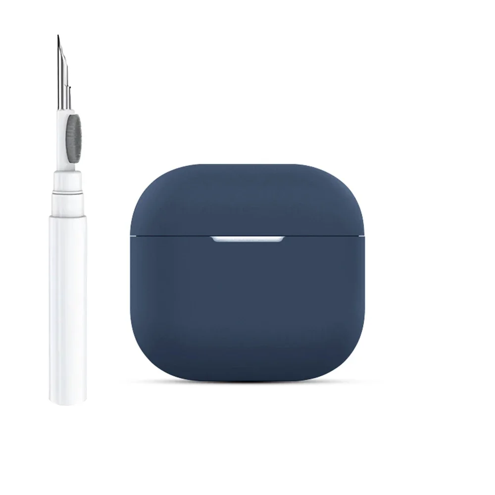 Silicone Case for AirPods 4 with Cleaning Sets Wireless Earphone Covers for Apple AirPods 4th Generation Headphone Accessories