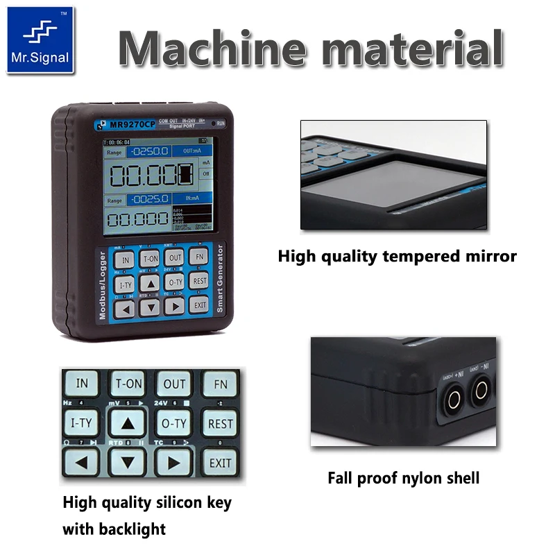 Mr9270cp 4-20ma信号発生器,電流計,pt100,熱抵抗,サーモ対,デバッグ周波数,トランスム