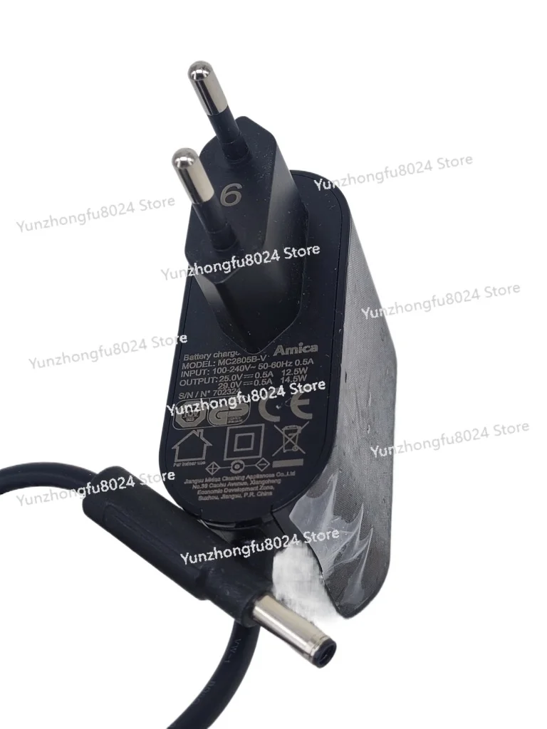 

Suitable for Midea vacuum cleaner charger EU standard power adapter 500ma MC2805B-V