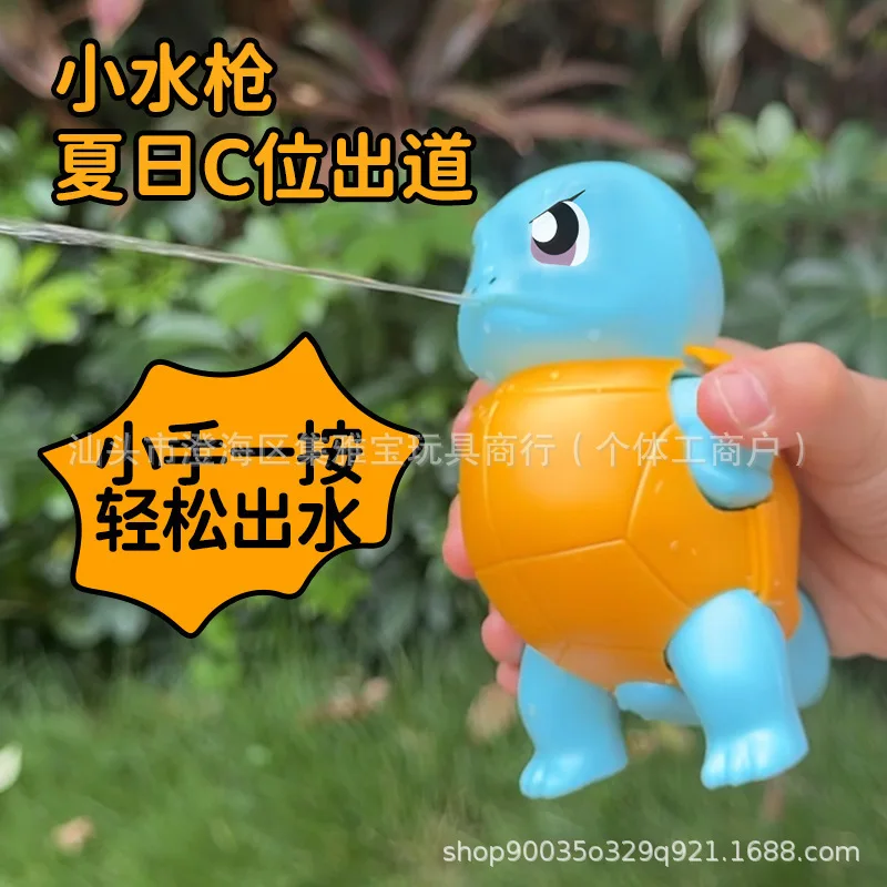 New Pokemon Water Gun Pikachu Squirtle Kids Anime Doll Beach Toys Kawaii Cute Baby Bath Hydraulic Giant Pistol Gift Hot Sales