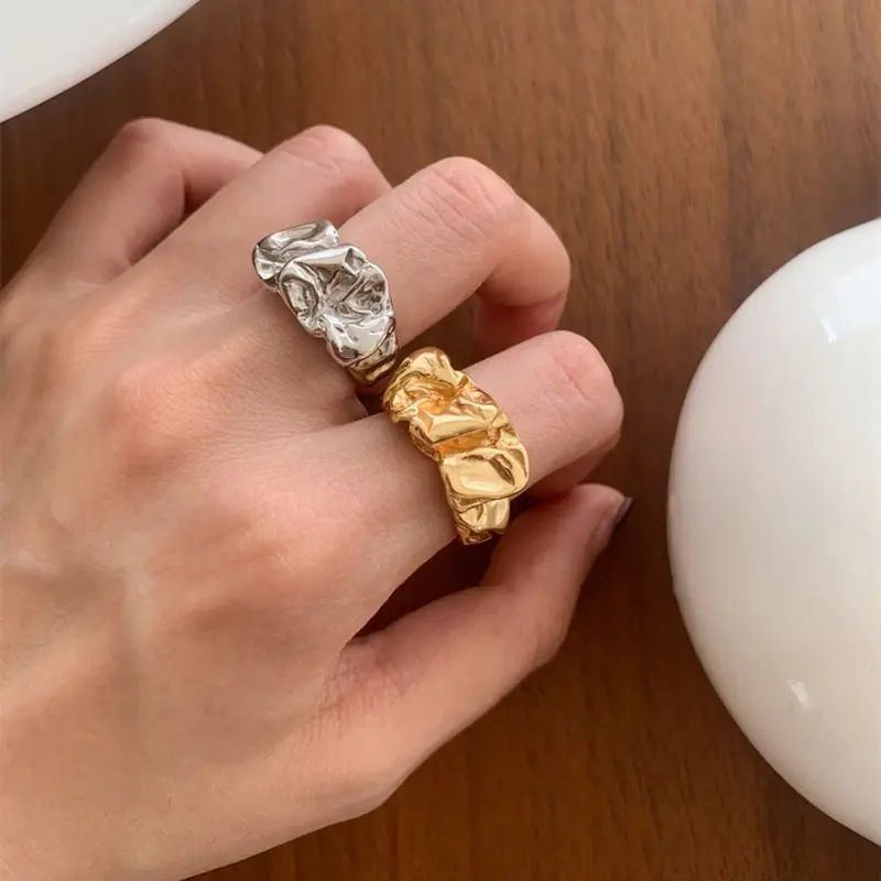 Панк-нерегулярные-шипы-широкие-граненые-металлические-кольца-серебряного-цвета-для-женщин-модное-регулируемое-открывающееся-кольцо-ювелирные-изделия-подарки-тренд-2024